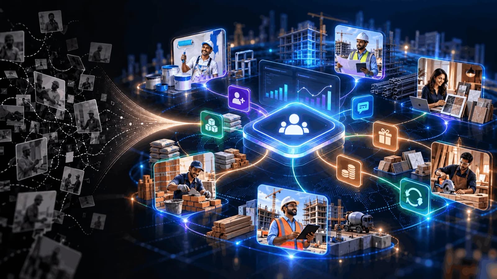 Building a Digital Ecosystem for a Large Distributed Influencer Network